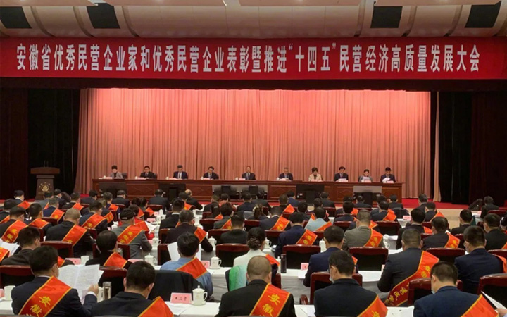 喜讯！402cc永利登录主页科技总经理梁燕被授予“安徽省优秀民营企业家”称号