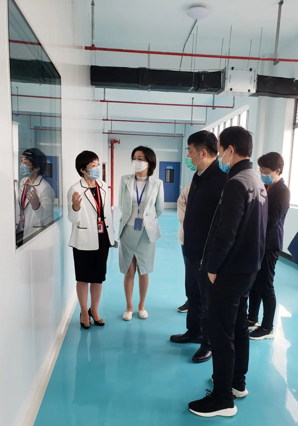 安徽省商务厅副厅长朱丹一行莅临402cc永利登录主页科技调研指导