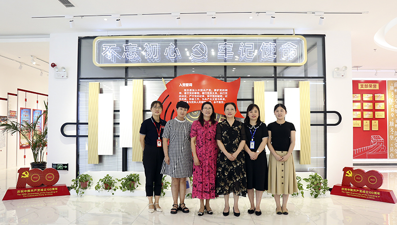 合肥市妇联第一调研组赴402cc永利登录主页科技调研指导
