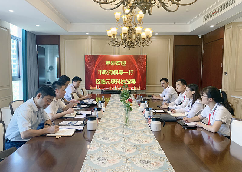 合肥市政府调研组到402cc永利登录主页科技调研走访